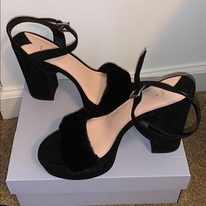 Leith black heels